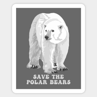 Save the Polar Bears Sticker